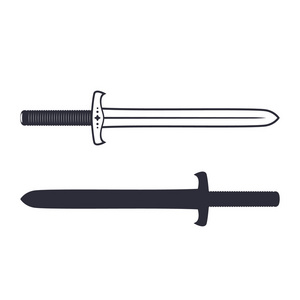 中世纪白剑