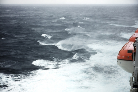 波涛汹涌的大海和波图片