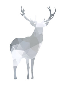 几何麋鹿图片