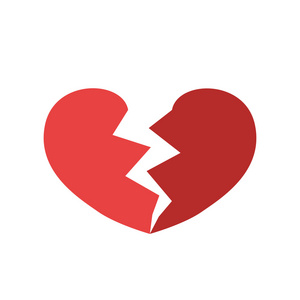 破碎的心图标说明图片