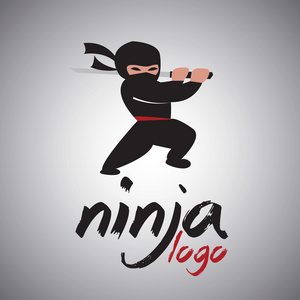 忍者标志设计照片