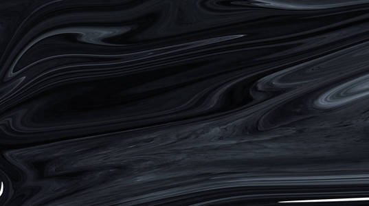 大理石油墨丰富多彩。黑色大理石图案纹理抽象背景。可用于背景或墙纸