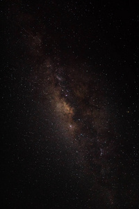 夜空中的银河与夜空中的星尘