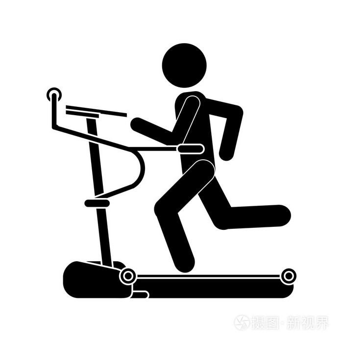 单一的跑步机图标