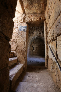 Yehiam 的古堡垒是在以色列北部由十字军在上世纪建造的。
