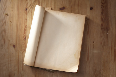 旧的纸质笔记本照片