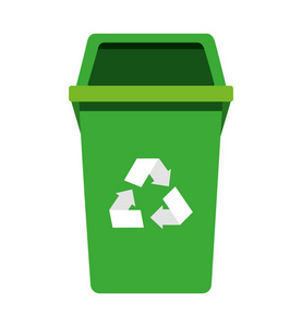 垃圾废物的回收利用图标
