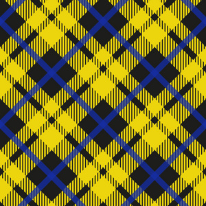 黄色颜色的苏格兰格子.小写织物纹理.矢量插图 eps10照片