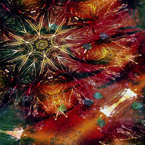 抽象的圣诞背景与黄金的星星和折叠的天鹅绒面料与星模式