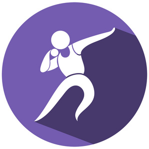 铅球运动员图片