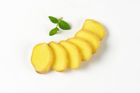 鲜姜鲜姜片摄影图