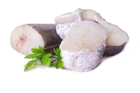 鱼,鳕鱼尾分离照片