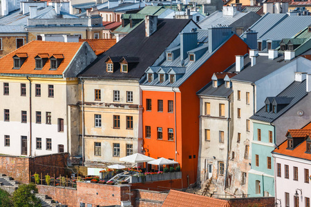 建筑在老镇在卢布林, 城市街道看法, 波兰