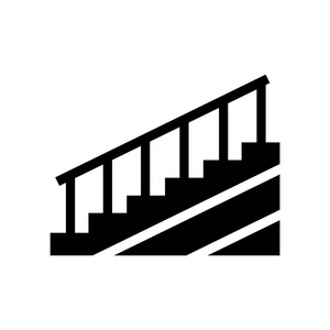 重建符号楼梯图标矢量隔离在白色背景, 楼梯透明标志, 建筑符号照片