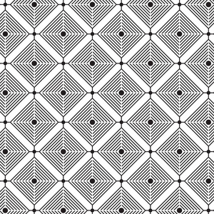 时尚黑白单色几何图形矢量图照片