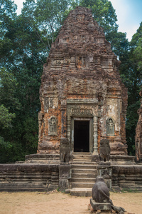 柏 Ko.The 寺庙复合体 Angkor.Cambodia