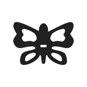 蝴蝶图标矢量隔离在白色背景, 蝴蝶透明符号, 农场符号