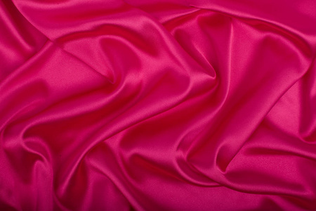 粉红色, 艺术面料质地。粉红色抽象背景豪华布料或液体波浪