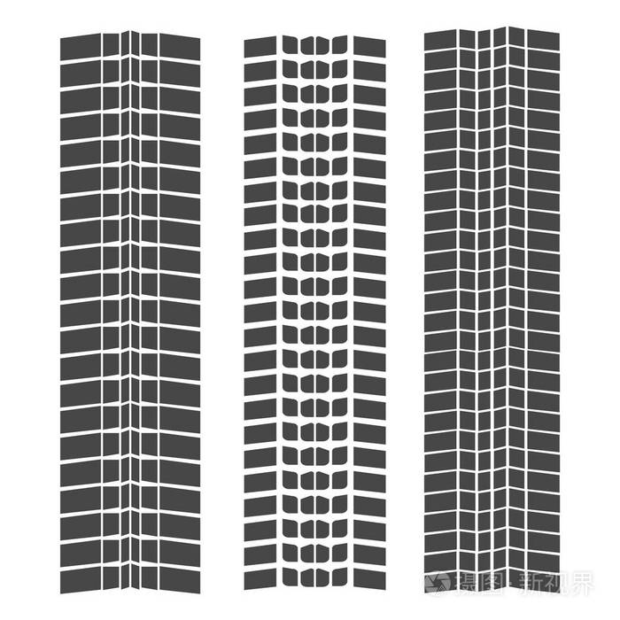黑色轮胎轨道车轮车.道路纹理汽车轨道图案