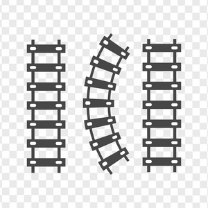 火车轨道铁路图标照片