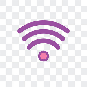 wifi 矢量图标隔离在透明的背景, wifi 标志 d