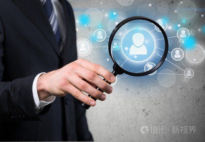 人类的手控股放大镜照片-正版商用图片0sg7z3-摄图新视界