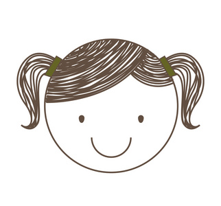 小女孩图标图片