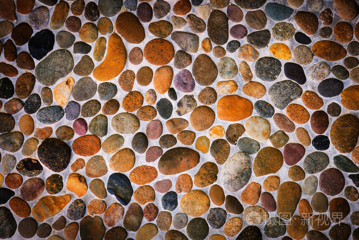 鹅卵石石头地板瓷砖纹理