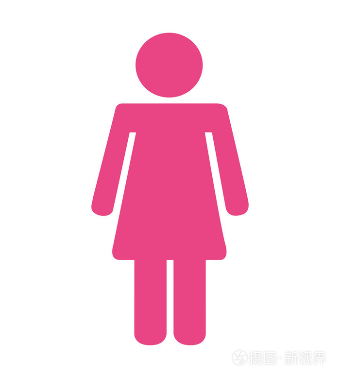 女人图剪影图标