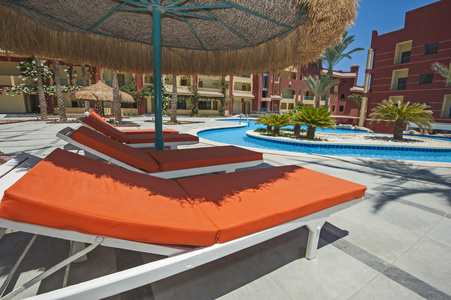 豪华度假村热带酒店游泳池