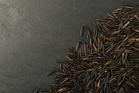 健康饮食加拿大生物大米谷物质地美景与文本或 copyspace 的地方照片