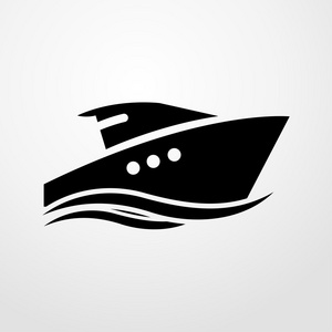 游艇平面图标图片