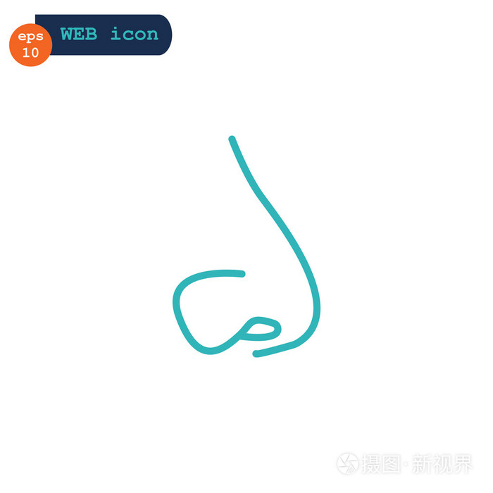 人类的鼻子图标