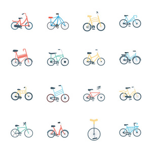 自行车平面图标设置