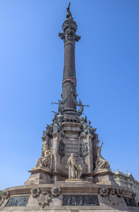在巴塞罗那哥伦布纪念碑