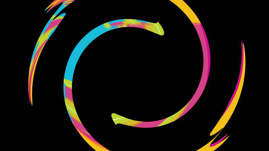 抽象圆形扭曲的抽象圆形宇宙彩虹条纹神奇不寻常的梯度纹理从多色线和螺旋, 条纹。背景。矢量插图