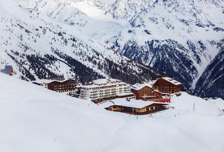 奥地利索尔登山地滑雪场