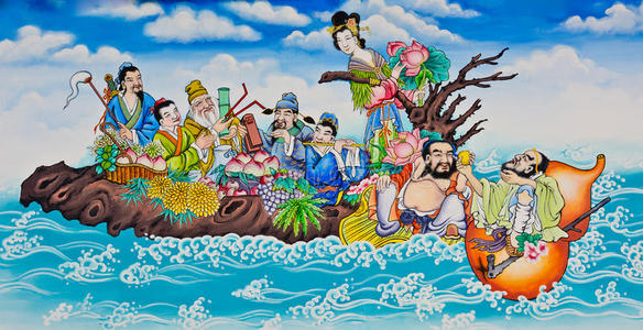 蓬莱八仙过海图片