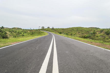 空旷的乡村公路