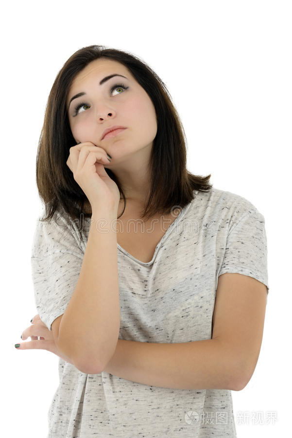 下载小样发票合同问题/举报女人思考反讽的女人年轻女子思考美女思考