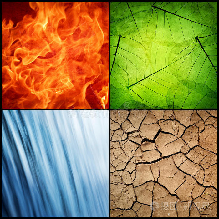 四大自然元素的构成