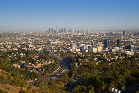 加州洛杉矶天际线市中心