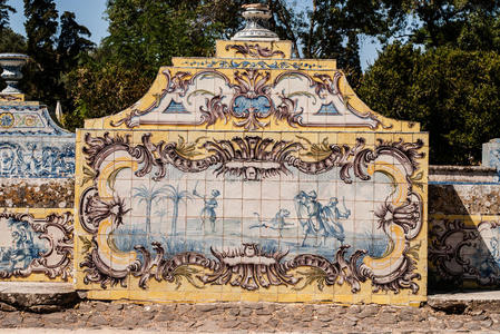 葡萄牙瓷砖绘画从C18。