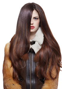 长发头像正面图片