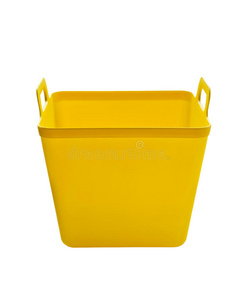 黄色塑料桶