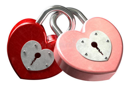 粉红色的挂锁图片