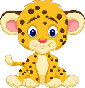 豹宝宝卡通豹的心打印模式狮子吼叫的特写镜头,豹子狮子座,10岁,与世