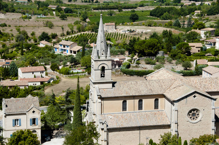 Bonnieux 的村庄法国