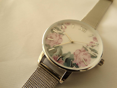 时尚女性手表用花图片