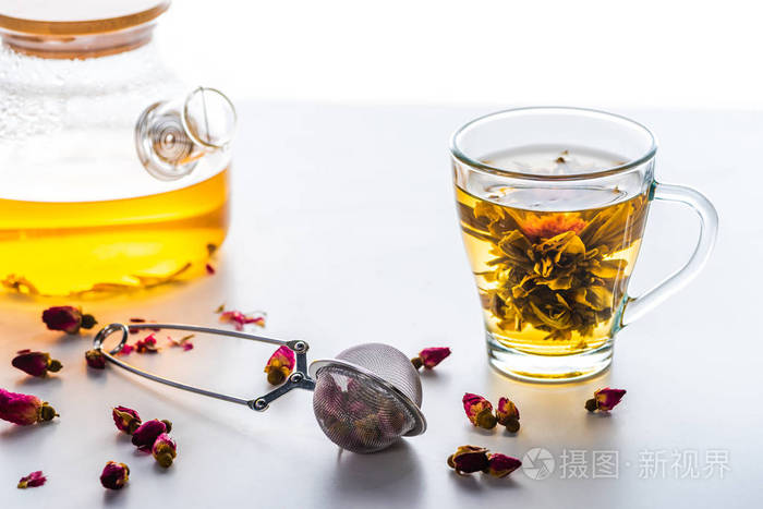 中国花茶 茶壶 茶滤网 玫瑰花蕾杯照片 正版商用图片0sl29g 摄图新视界 中国花茶 茶壶 茶滤网 玫瑰花蕾杯照片 正版商用图片0sl29g 摄图新视界